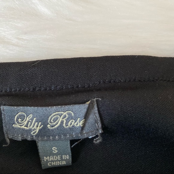 Lily Rose Sequin Scalloped Design Mini Skirt - Picture 4 of 6